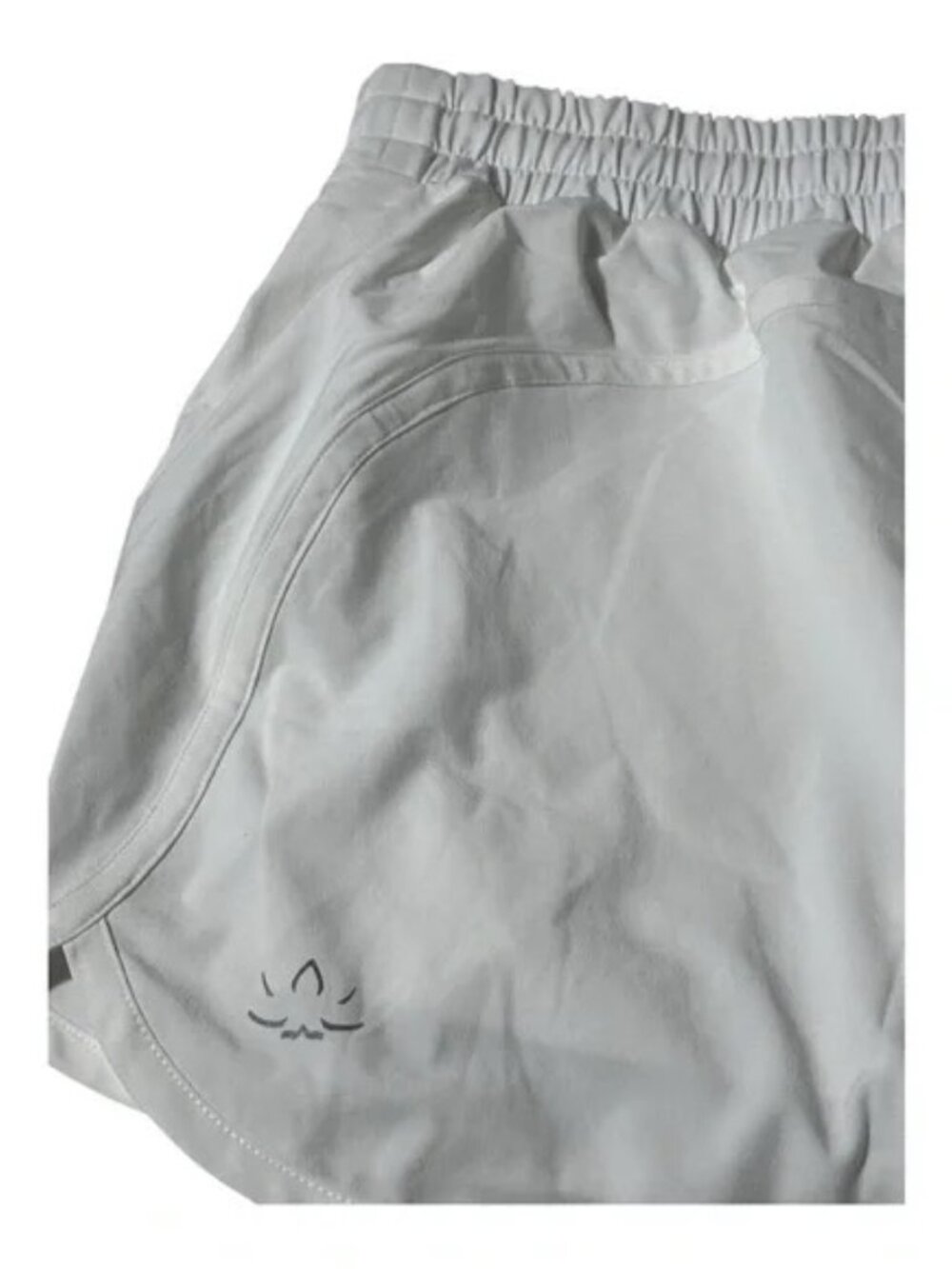 Beyond Yoga Stretch Woven In Stride Lined Shorts 3 Inch Inseam White - Picture 3 of 9